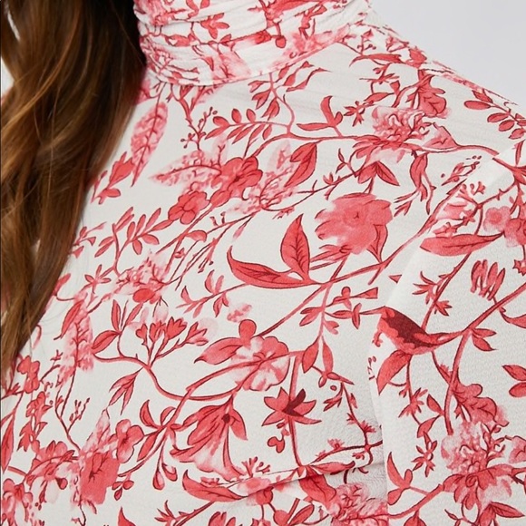 Lorna Luxe chinoiserie Peekaboo back top  top beautiful top size NWT UK 18 - Picture 8 of 16